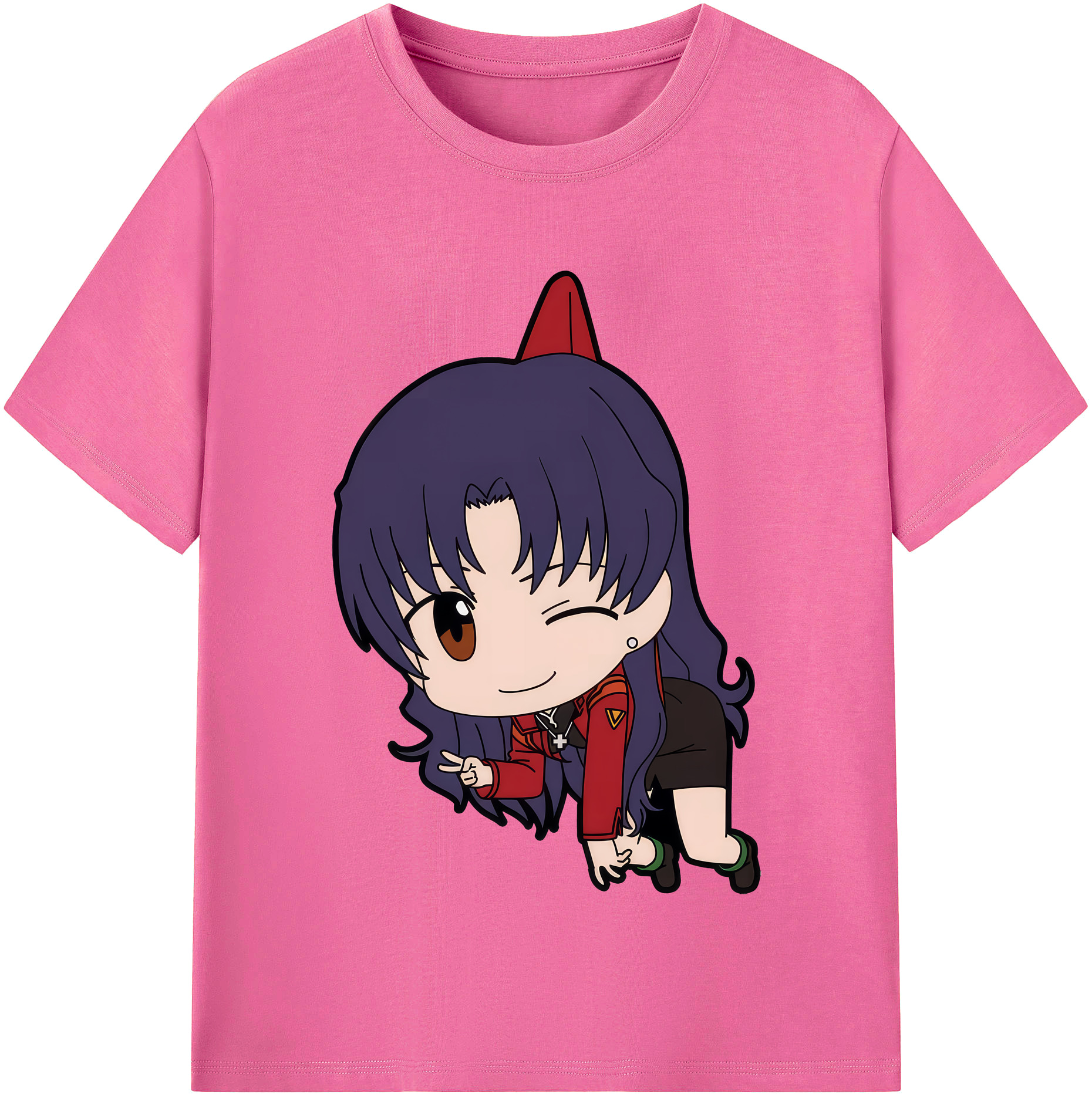 （画像用） EVA 新世紀エヴァンゲリオン レディースカジュアルプリントTシャツ（綿100％）